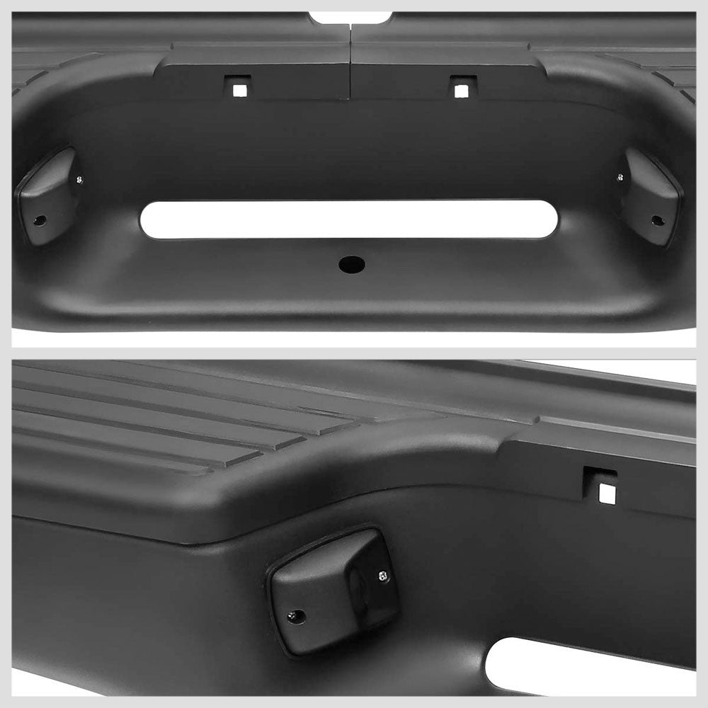 Black Primed ABS Plastic/Steel Rear Bumper Assembly w/Step For 95-04 Tacoma