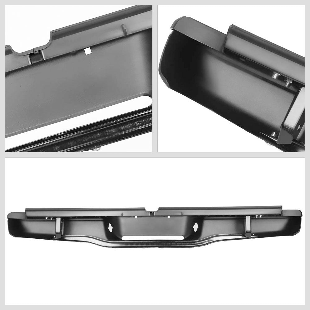 Black Primed ABS Plastic/Steel Rear Bumper Assembly w/Step For 95-04 Tacoma