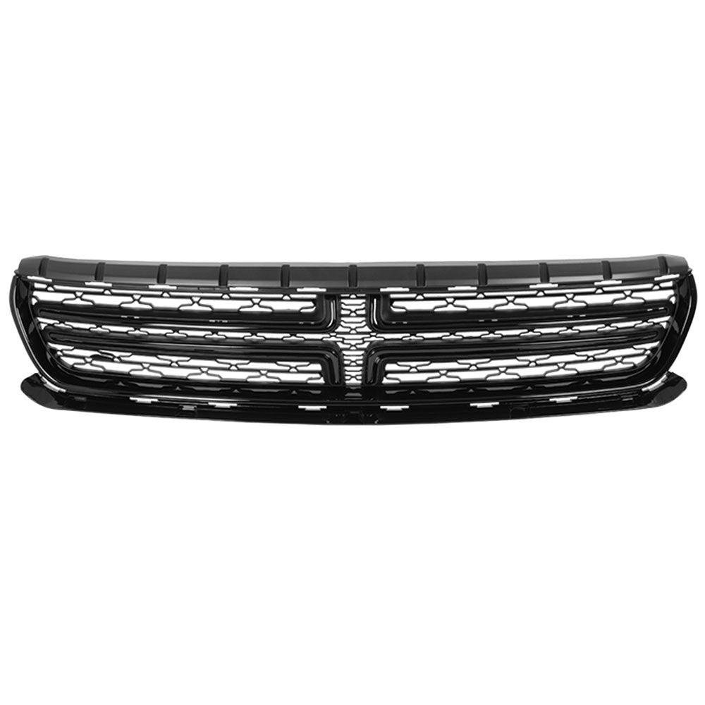 Black ABS Plastic Front Grille For 2015-2018 Dodge Charger 3.6L/5.7L/6.4L