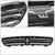 Black Body/Chrome Trim Front Grille For 15-18 Dodge Charger 3.6L/5.7L/6.4L