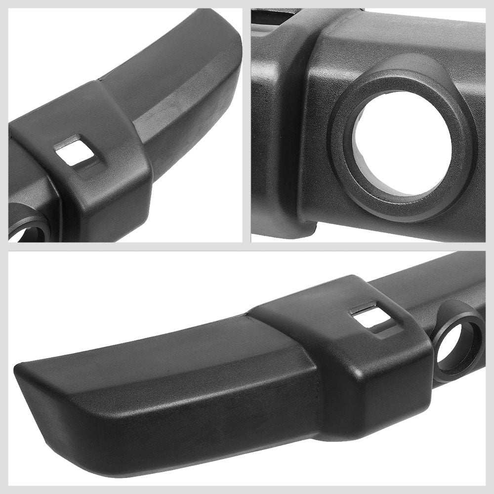 Bolt-On Black Front Bumper w/Fog Light Hole Tow Hook Hole For 07-18 Wrangler JK