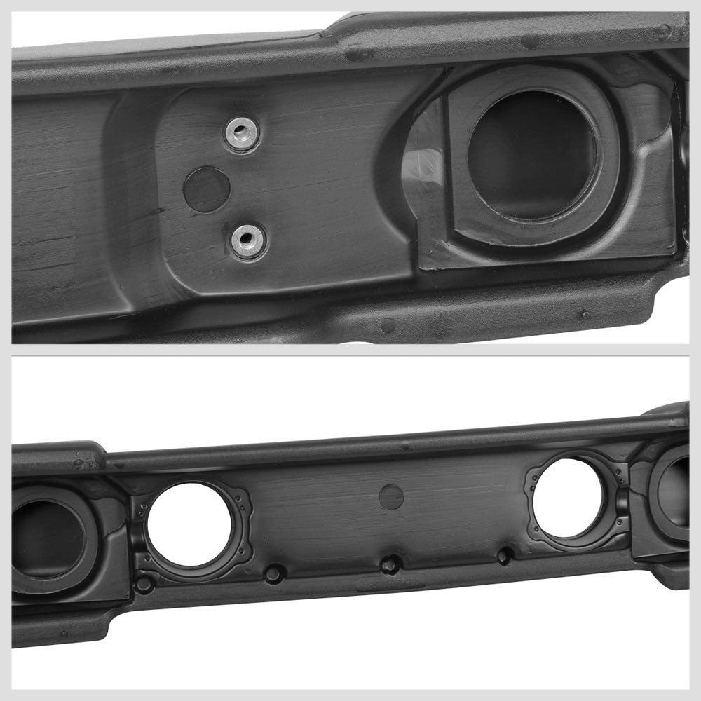 Bolt-On Black Front Bumper w/Fog Light Hole Tow Hook Hole For 07-18 Wrangler JK