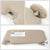 Bolt-On Right (Passenger) Beige Sun Visor w/Vanity Light For 09-16 Toyota Venza