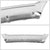 Chrome Metallic OC Style Front Lower Bumper Grille Moulding For 11-14 Ford Edge