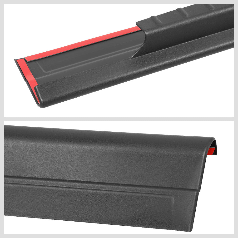 BFC-ROKP-TY-0160 4X Black Rocket Panel Sill Plate Cover Guard For 01-06 Silverado Sierra Crew Cab