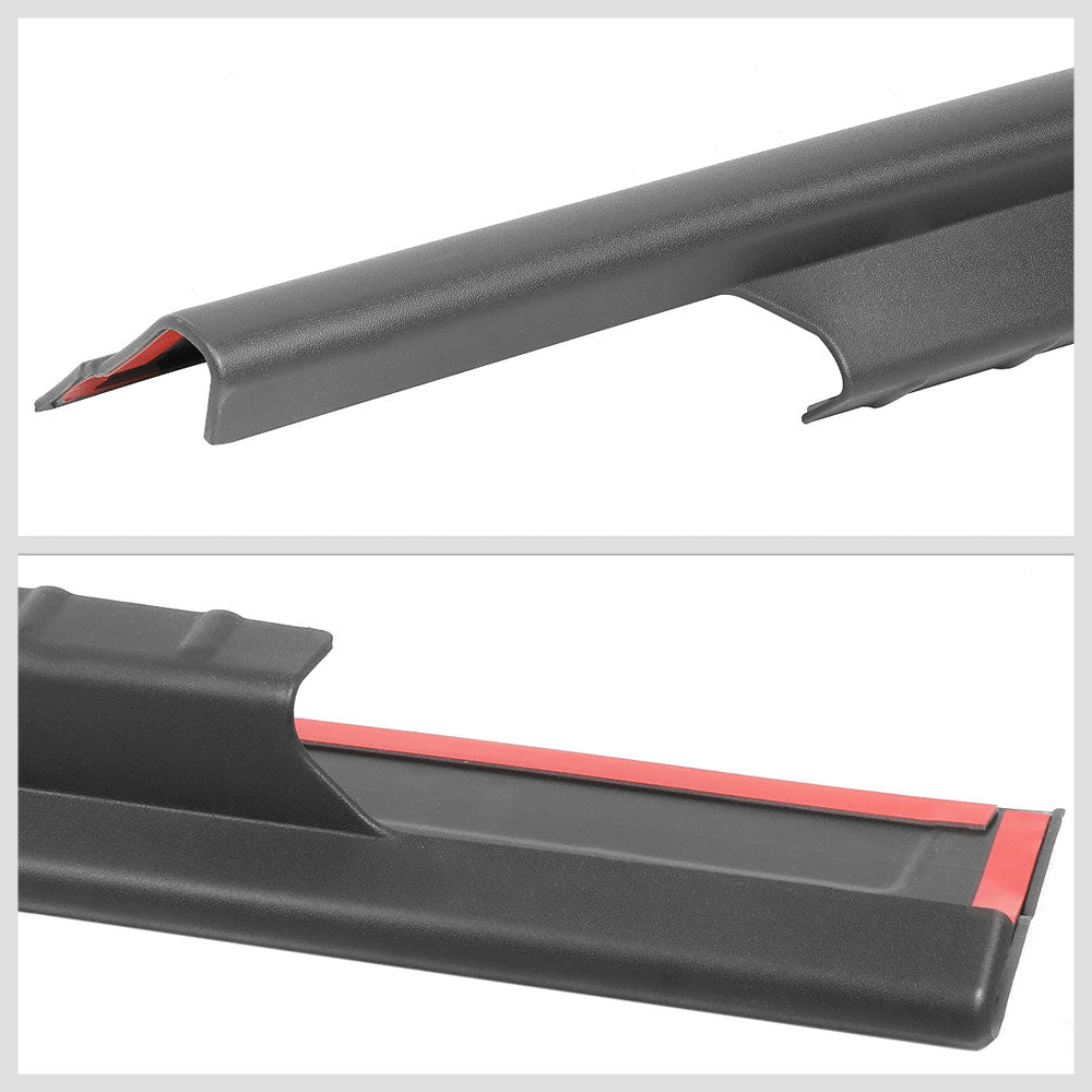 BFC-ROKP-TY-0160 4X Black Rocket Panel Sill Plate Cover Guard For 01-06 Silverado Sierra Crew Cab