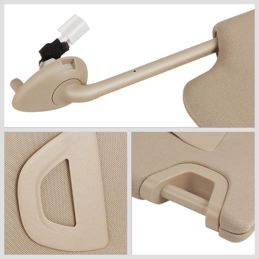 BFC-SVR-TY-0251 Drive Side (Left) Tan Sun Visor For 08-12 Honda Accord (CP1/2/3 CS1/2 8th Gen)