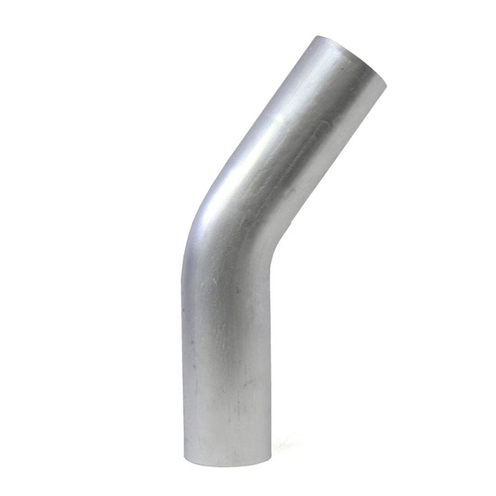AT35-450-CLR-6 HPS 35 Degree Bend 4.5" (114mm) OD Aluminum 15 Gauge Elbow Tubing Pipe 6" CLR