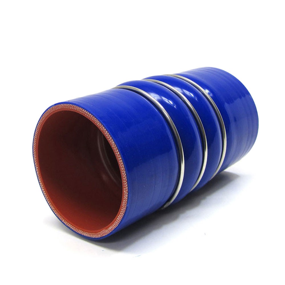 HPS Performance Blue 4-ply Silicone Charge Air Cooler CAC Straight Coupler Hose Cold Side