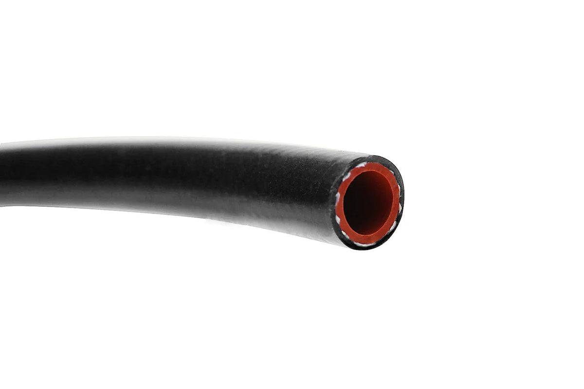 HPS Performance Black High Temp Reinforced Silicone Heater Hose Coolant Turbo Close up