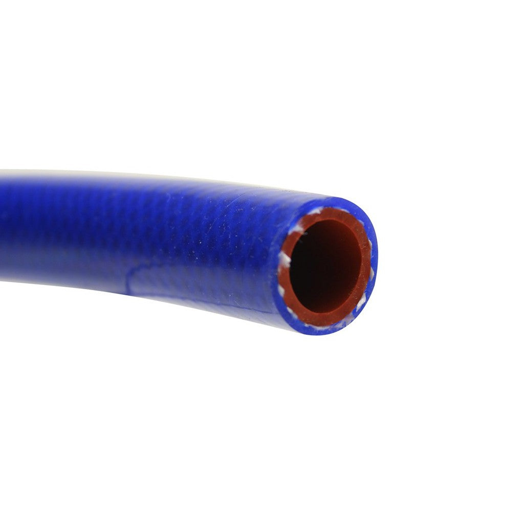 HPS Performance Blue High Temp Reinforced Silicone Heater Hose Coolant Turbo Close up