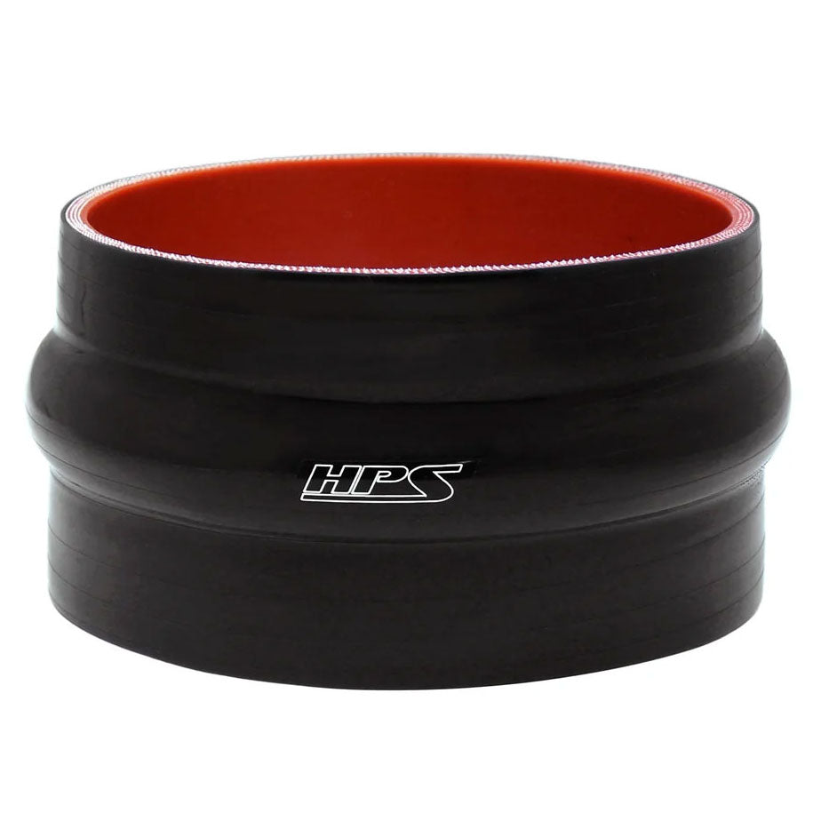 HPS Black 4-Ply Silicone Hump Coupler Hose Large Size from 5" to 10" (127mm to 254mm)
