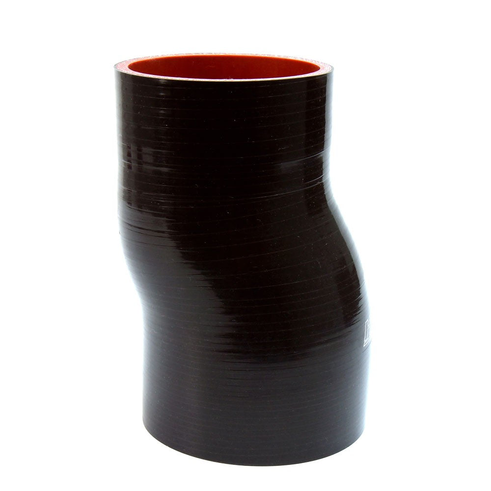 HPS HTSOC-150-L6-BLK Black 4-Ply Silicone 1/2" Offset Coupler Hose HTSOC-150-L6-BLK