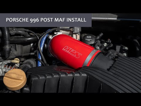 HPS Black Silicone Post MAF Air Intake Hose Kit For Porsche 99–04 911 Carrera C2 C4 3.4L 3.6L 996