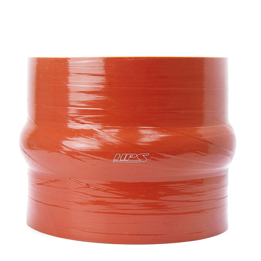 HPS Orange 4-Ply Aramid Silicone Hump Coupler Hose Large Size from 5" to 10" (127mm to 254mm)