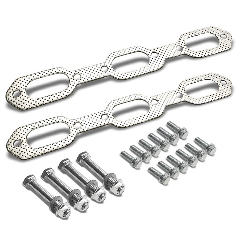 BFC Aluminum Exhaust Header Manifold Gasket Replacement+BoltsFor 06-10 Charger-Performance-BuildFastCar
