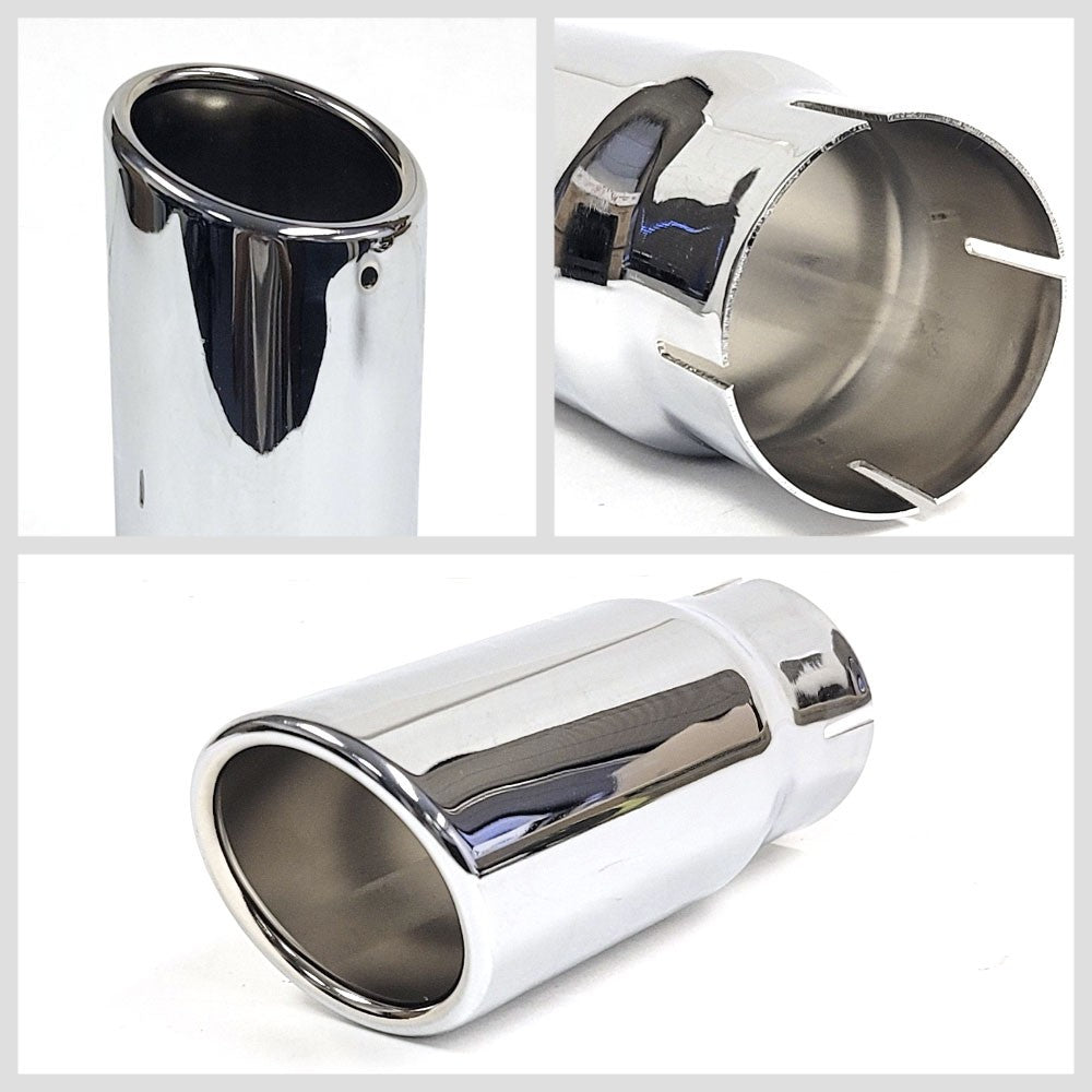 BFC Axleback Exhaust System Black Rolled Tip 07-18 Jeep Wrangler JK 15-1001-CHT