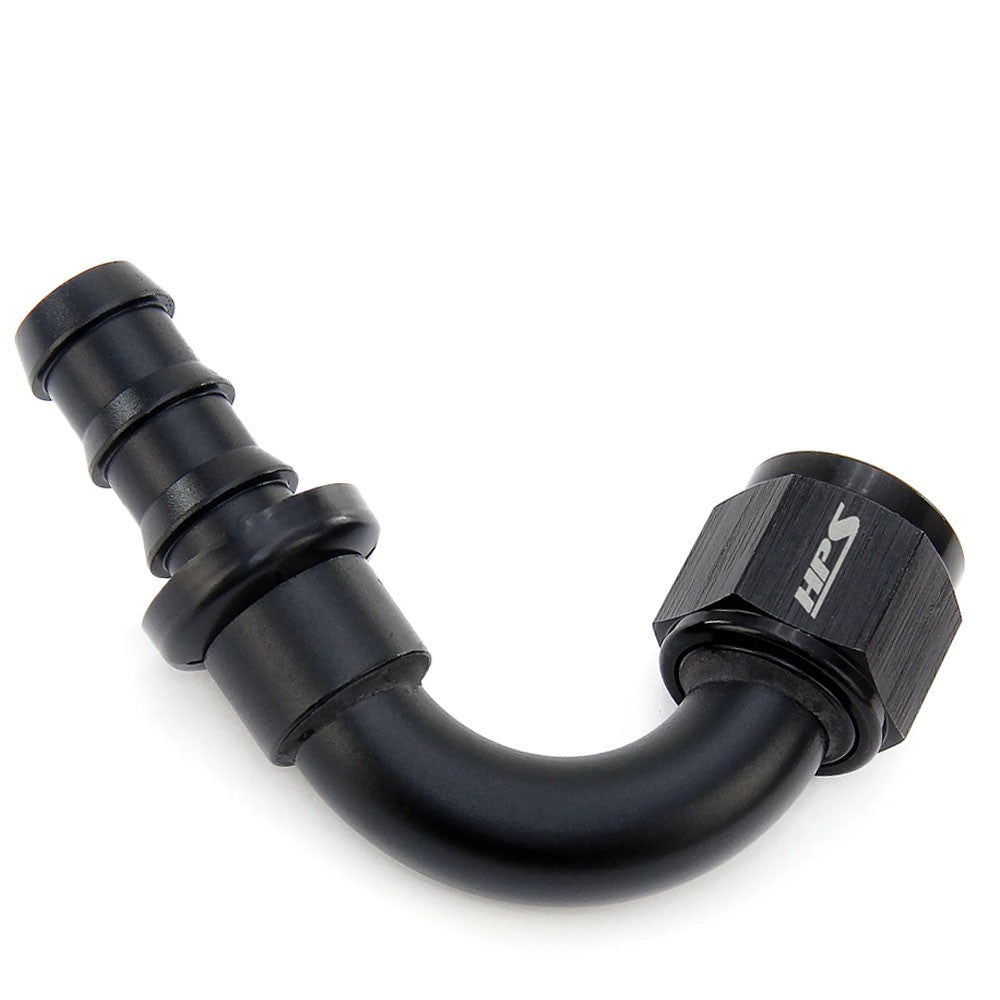 HPS 150-1212 Push-on Hose End to AN Female Fitting -12 120 Degree HPS-150-1212