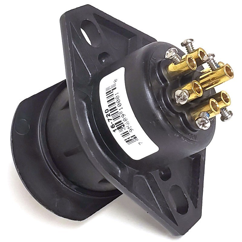 Phillips 16-720 7-Way Heavy Duty STA-DRY 2-Hole Wire Insertion Split Pin Socket-Electrical Connector-BuildFastCar