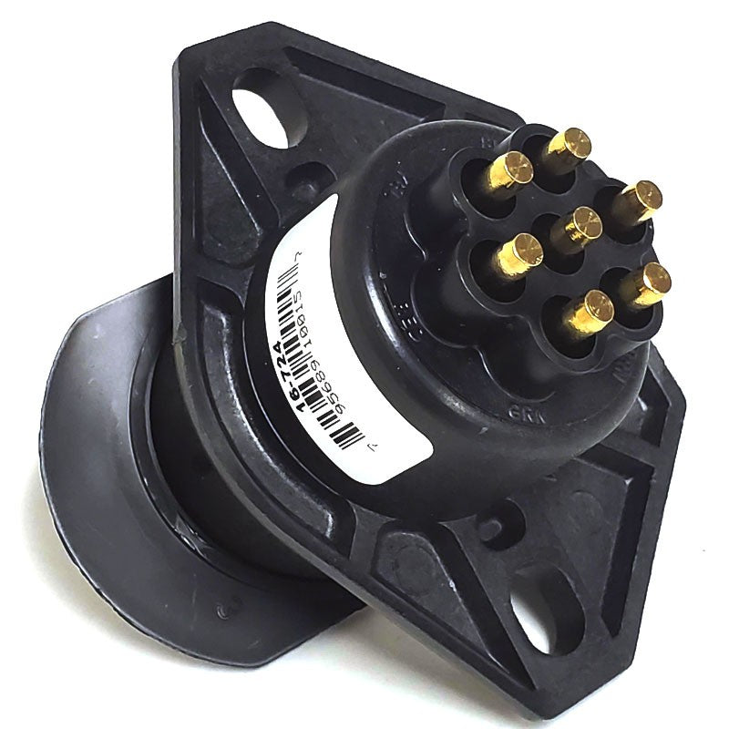 Phillips 16-724 7-Way 2-Hole Bullet Termination Split Pin Socket Replacement-Electrical Connector-BuildFastCar