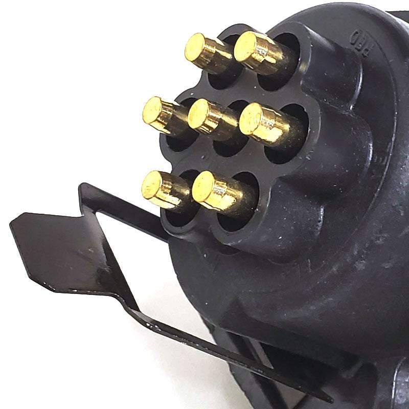 Phillips 16-726 7-Way Havy Duty STA-DRY 2-Hole Bullet w/locking clip Socket-Electrical Connector-BuildFastCar