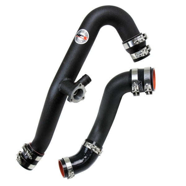 HPS 17-101WB Black Intercooler Pipe Hot & Cold Side For 15-17 Ford Mustang Ecoboost 2.3L