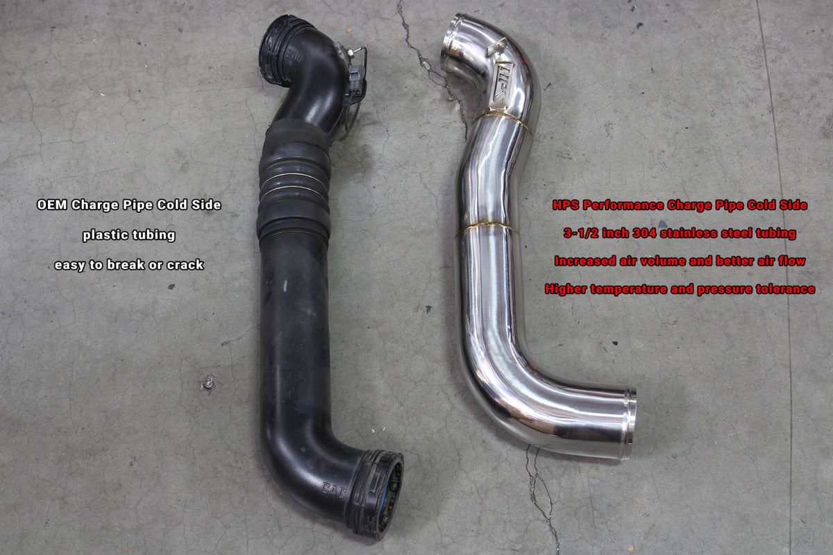HPS 17-150R Red Intercooler Charge Pipe Cold & Hot Side 17-150R
