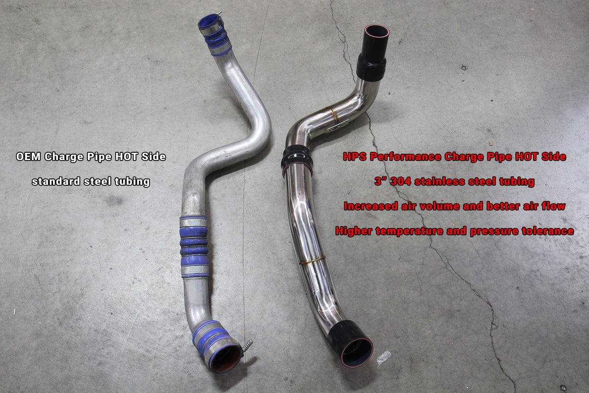 HPS 17-149P Polish Intercooler Charge Pipe Hot Side 17-149P
