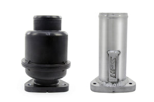 HPS Black Aluminum Turbo Resonator Tube For 16+ Lexus GS/IS/NX/RC 2.0T 8AR-FTS