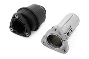 HPS Black Aluminum Turbo Resonator Tube For 16+ Lexus GS/IS/NX/RC 2.0T 8AR-FTS