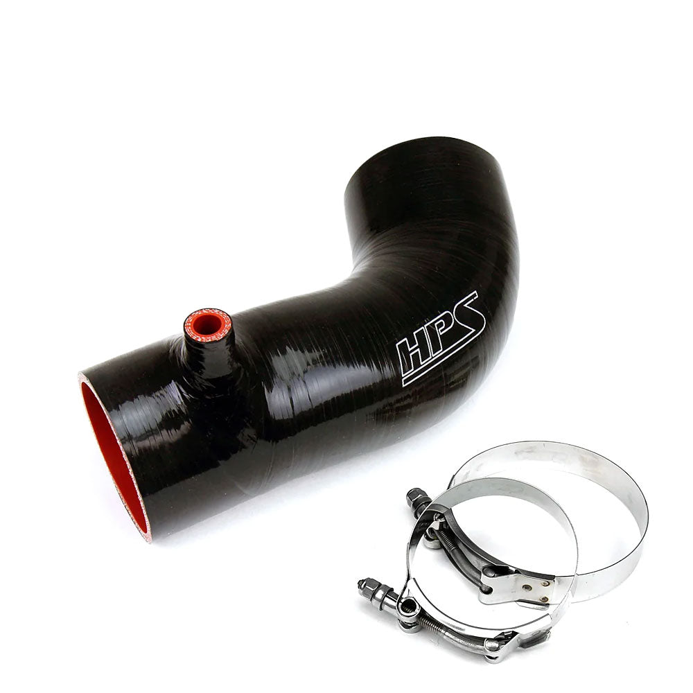 HPS Black Silicone Air Intake Tube Hose+Radiator Hose For 12-15 Civic Si 2.4L