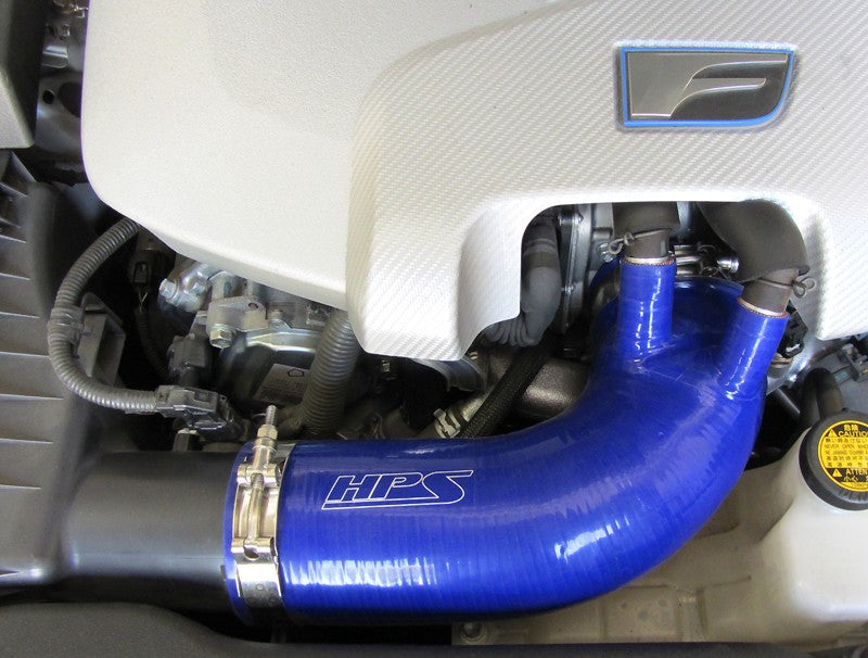 HPS Blue 4-Ply Silicone Post MAF Air Intake Hose Tube Kit For 08-14 Lexus ISF 5.0L V8