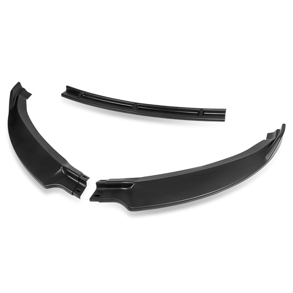 BFC Matte Black Front Bumper Lip Wing Diffuser 12-16 Model S 27-BMPL-F408