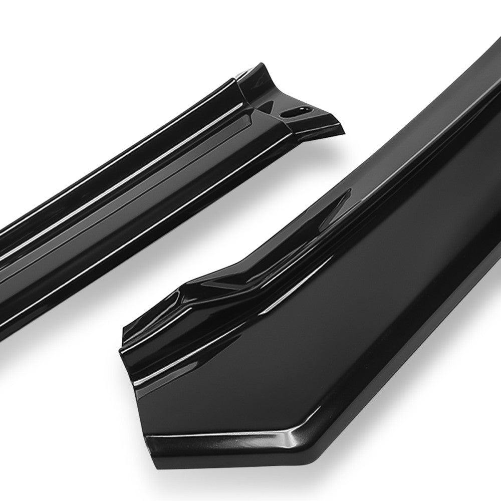 BFC Glossy Black Front Bumper Lip Wing 22-23 Civic Sedan FE1 FE2 FE4 27-BMPL-F477-PBK