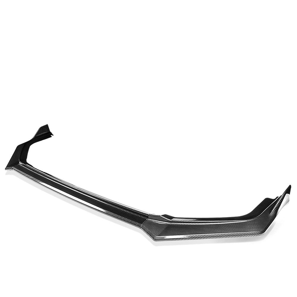 BFC Carbon Look Front Bumper Lip Wing 22-23 Civic Sedan FE1 FE2 FE4 27-BMPL-F477-PCF