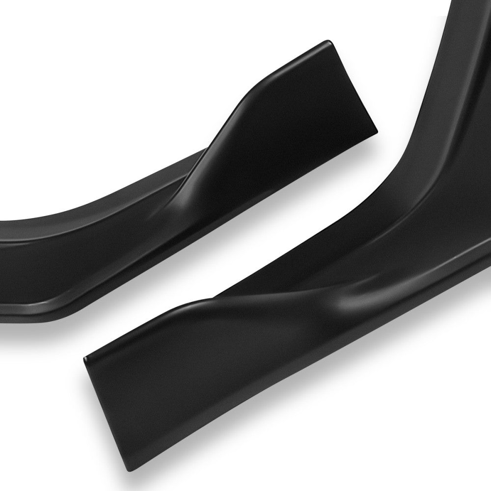 BFC Matte Black Front Bumper Lip Wing 22-23 Civic Sedan FE1 FE2 FE4 27-BMPL-F477