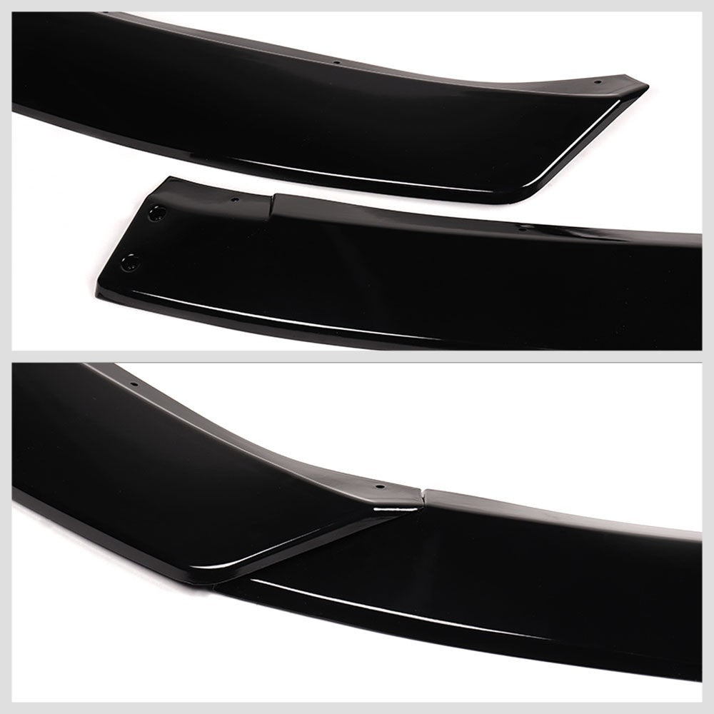 [Painted Gloss Black] Front Bumper Lip Guard Lower Body Kit For 19-21 Mazda 6