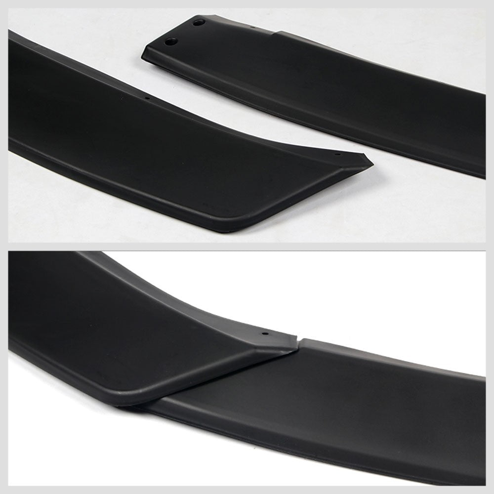 [Matte Black] Front Bumper Lip Chin Wing Guard Lower Body Kit For 19-21 Mazda 6
