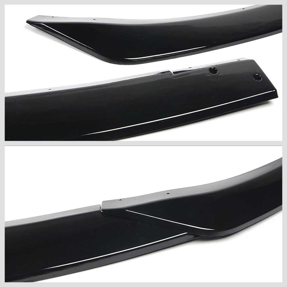 [Painted Gloss Black] Front Bumper Lip Guard Lower Body Kit For 19+ Mazda 3 BP