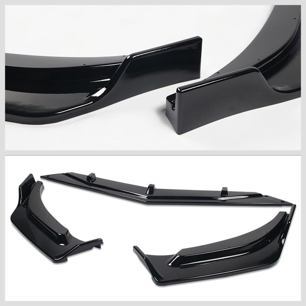 [Painted Gloss Black] Front Bumper Lip Guard Body Kit For 19+ Chevrolet Malibu