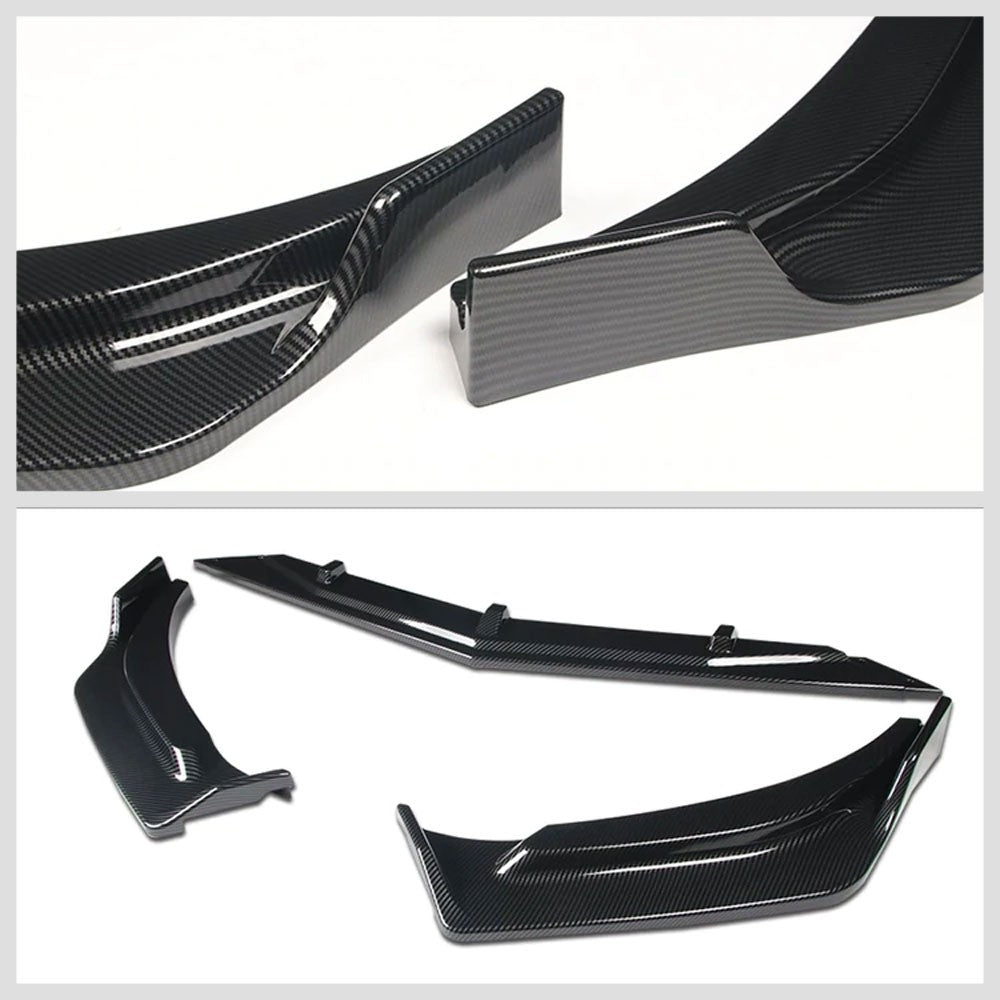 [Carbon Style Look] Front Bumper Lip Guard Body Kit For 19+ Chevrolet Malibu