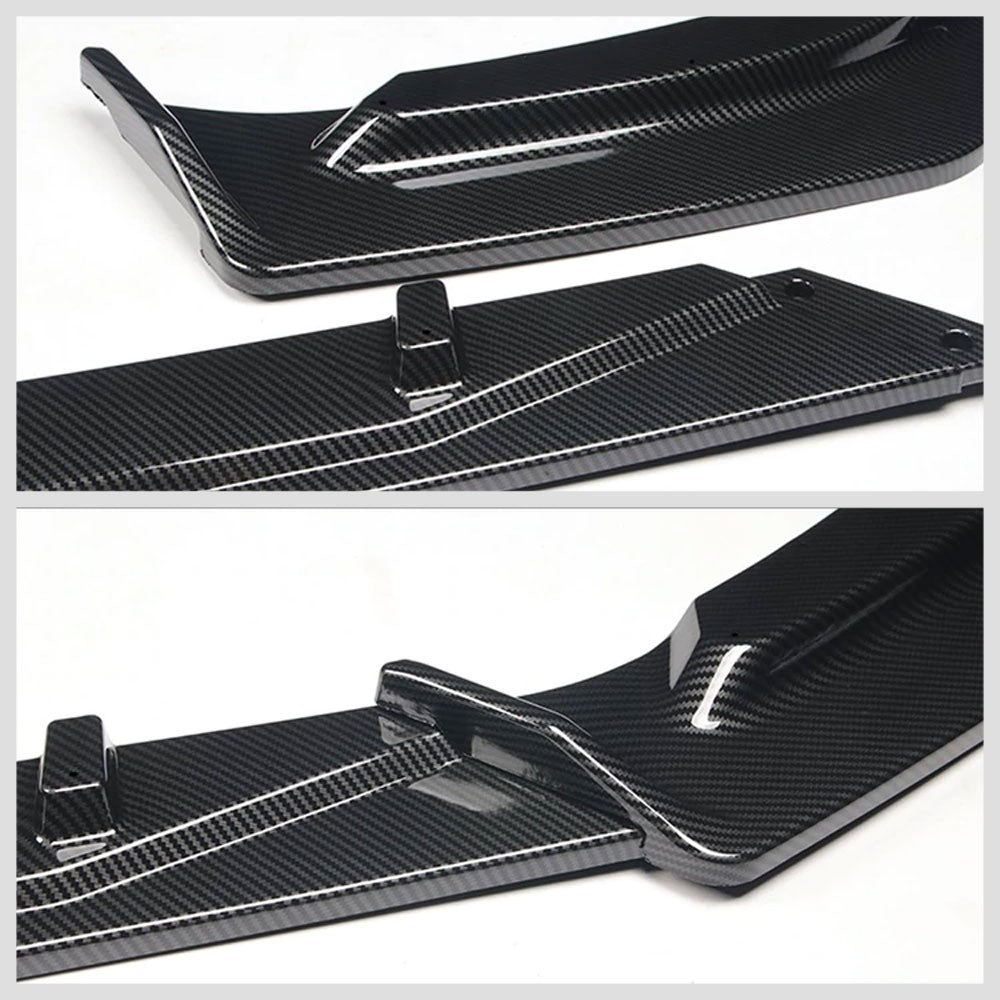 [Carbon Style Look] Front Bumper Lip Guard Body Kit For 19+ Chevrolet Malibu