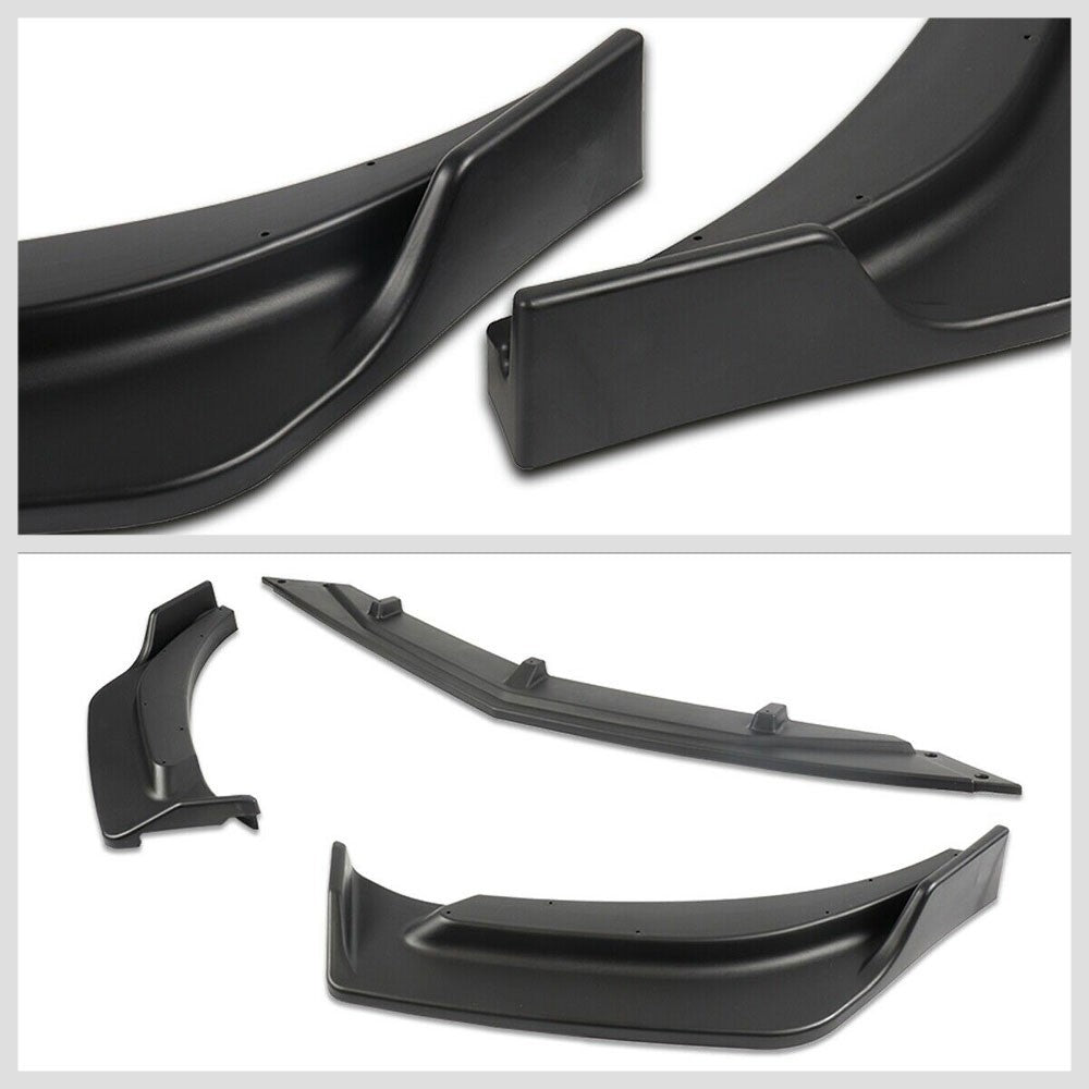[Matte Black] Front Bumper Lip Chin Wing Guard Body Kit For 19+ Chevrolet Malibu