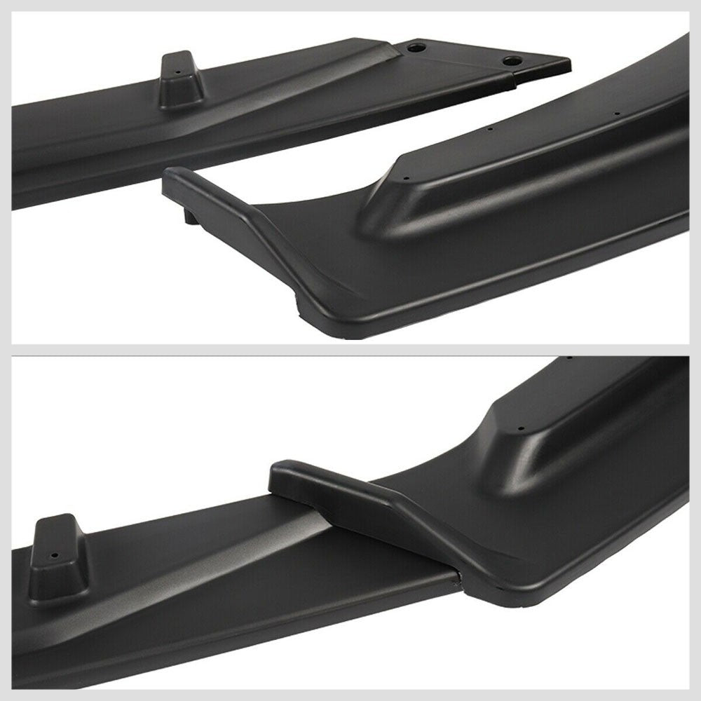 [Matte Black] Front Bumper Lip Chin Wing Guard Body Kit For 19+ Chevrolet Malibu