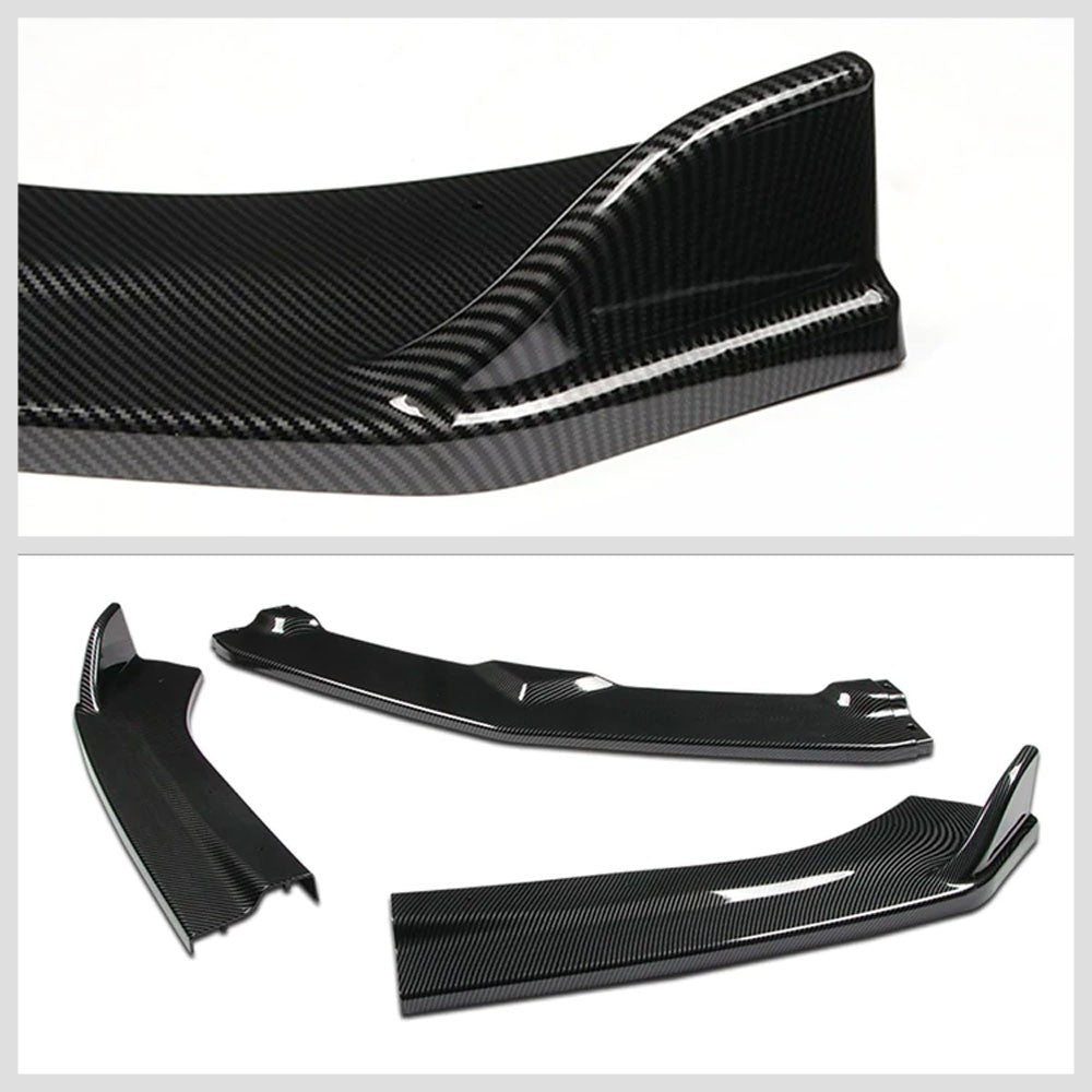 [Carbon Style Look] Front Bumper Lip Guard Body Kit For 16-18 Camaro LT LS SS