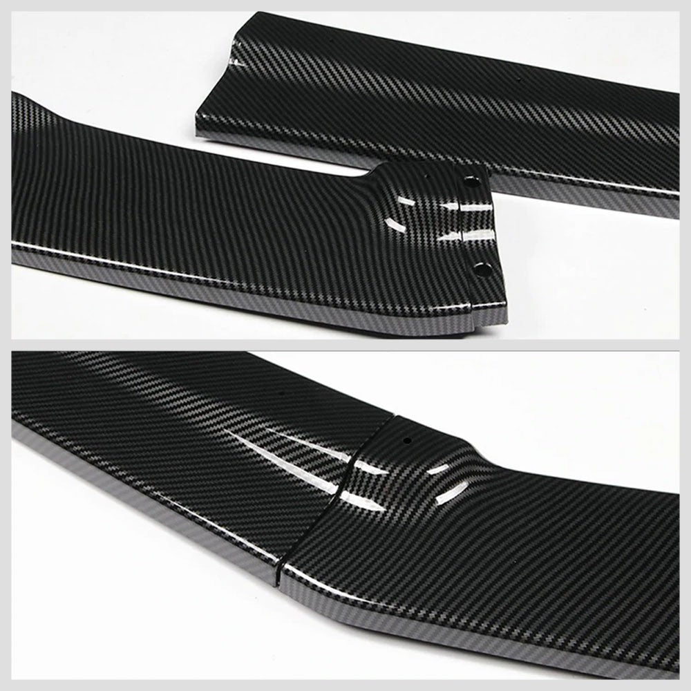 [Carbon Style Look] Front Bumper Lip Guard Body Kit For 16-18 Camaro LT LS SS