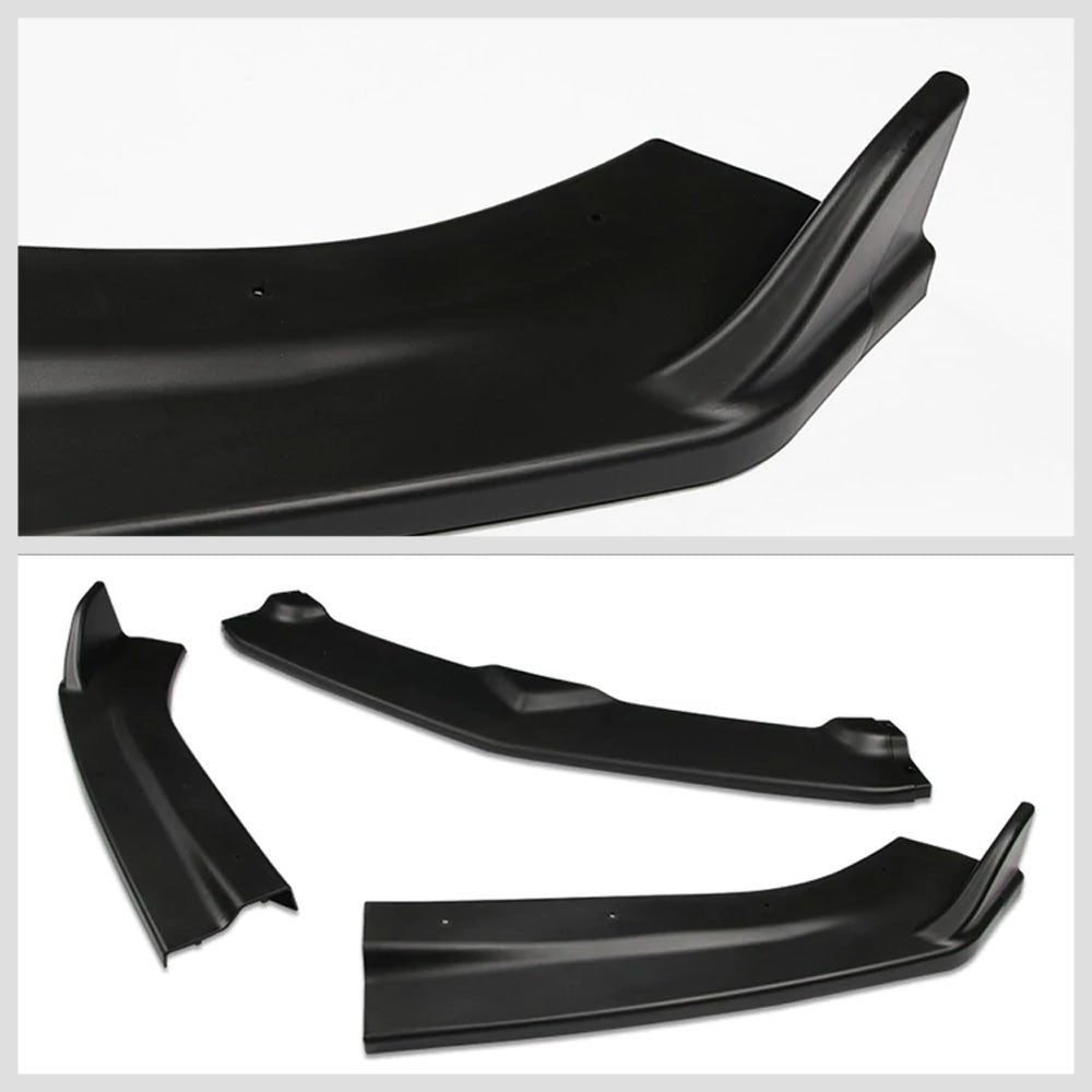 [Matte Black] Front Bumper Lip Chin Guard Body Kit For 16-18 Camaro LT LS SS