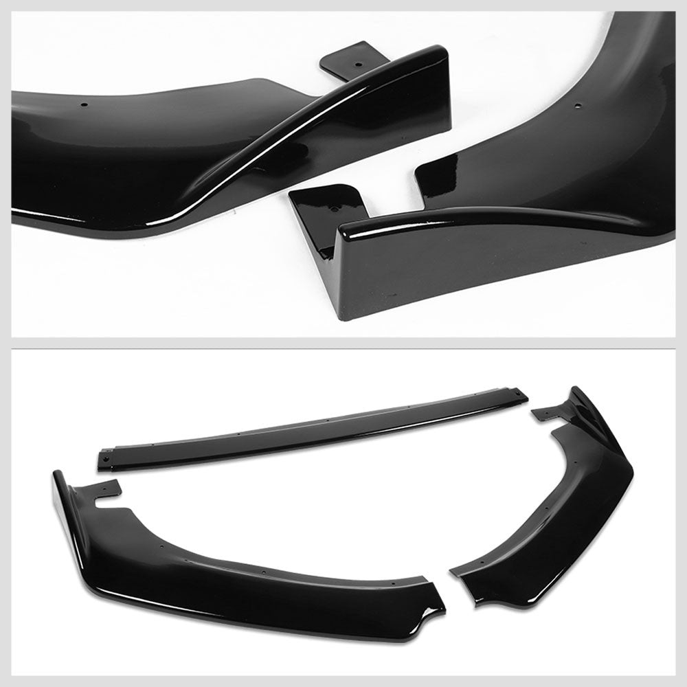[Painted Gloss Black] Front Bumper Lip Guard Spoiler For 14-15 Lexus IS250 IS350