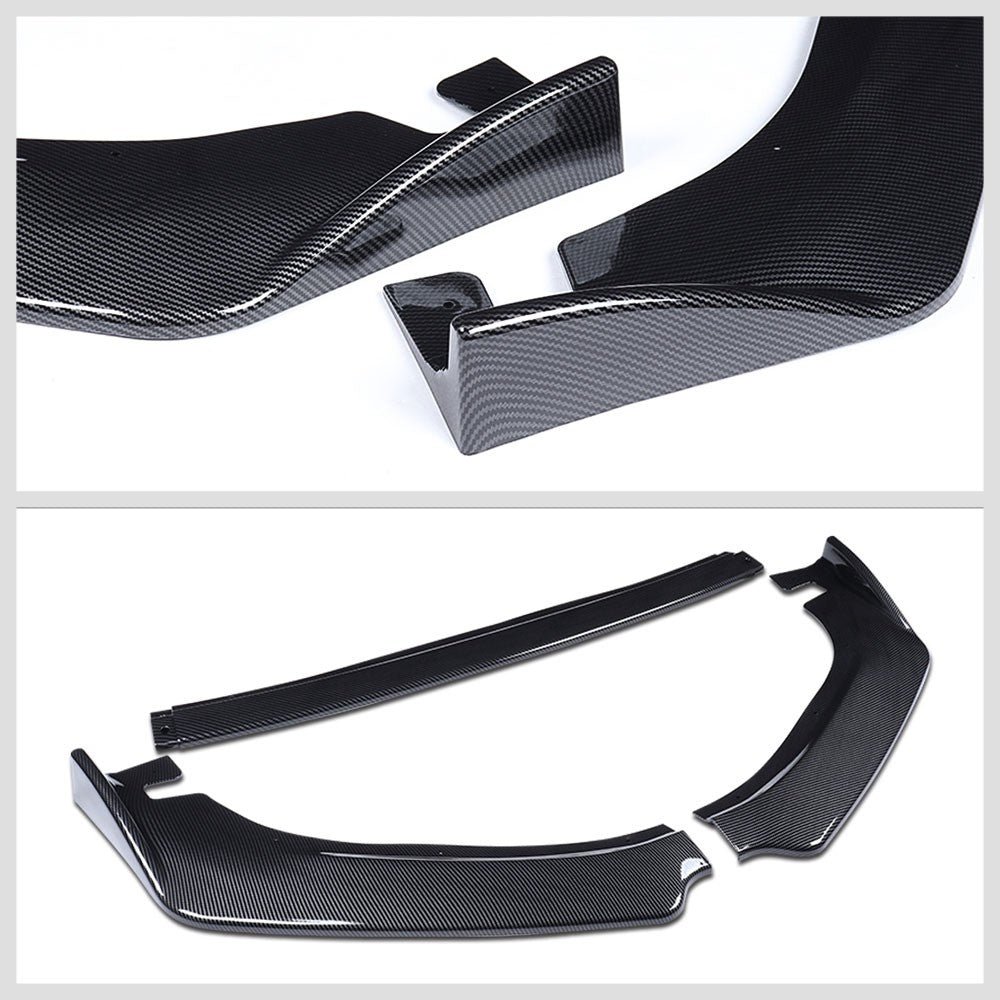 [Carbon Style Look] Front Bumper Lip Guard Body Kit For 14-15 Lexus IS250 IS350