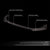 [Matte Black] Front Bumper Lip Chin Guard Body Kit For 14-15 Lexus IS250 IS350